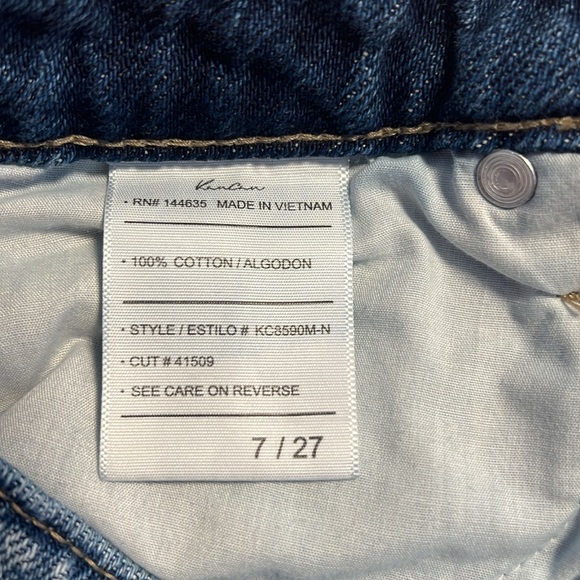 KanCan Button up cutoff distressed jeans shorts - size 7 / 27 - Picture 6 of 11